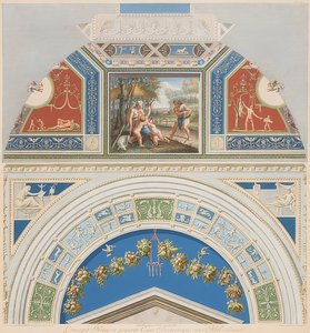 काम पर एडम और ईव के साथ बेजेल और वॉल्टेड फ़ील्ड। 1774