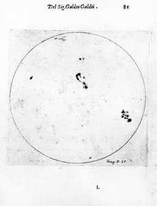 गैलीलोस सनस्पॉट्स का अवलोकन, 1613