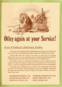 आपकी सेवा में ओटले फिर से - प्रिंटिंग एंड स्टेशनरी ट्रेड्स, 1919 के लिए द्वारा गैरेट और एटकिंसन