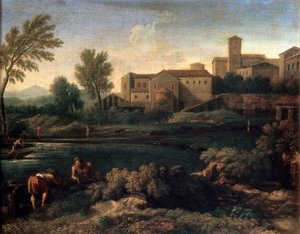 लेटियम में एक छोटा शहर, 1660s।