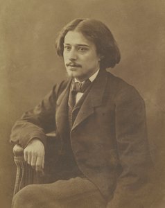 लेखक अल्फोन्स डौडेट का पोर्ट्रेट 1840-1897, सीए 1860।