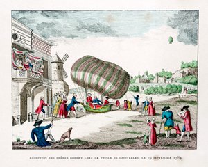 1784, 1887 में घिसाले के राजकुमार द्वारा रॉबर्ट ब्रदर्स का रिसेप्शन द्वारा गैस्टन टिशैंडियर