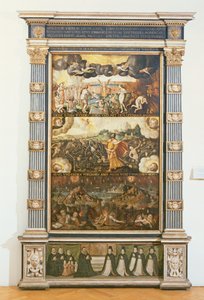 छठी सील का उद्घाटन, ईजेकील्स विजन और द लास्ट जजमेंट, 1584 द्वारा डांस्क स्कूल