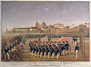 24 फरवरी, 1816 को कार्टाजेना में पेंटालियन जर्मन डी रिबोन और उनके 8 साथियों की शूटिंग द्वारा जेनसो जसपे