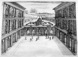 चेटू और उद्यान डिजाइन, 1664 द्वारा जॉर्ज एंड्रियास बॉकलर