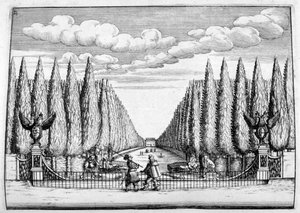 चेटू और उद्यान डिजाइन, 1664 द्वारा जॉर्ज एंड्रियास बॉकलर