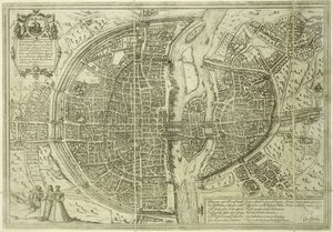 पेरिस की टाउन प्लान, 1572