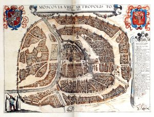मास्को का नक्शा, 1572