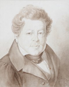 अलेक्जेंडर इवानोविच तुर्गनेव का पोर्ट्रेट 1784-1845, 1833 द्वारा जॉर्ज क्रिश्चियन अगस्त केस्टनर