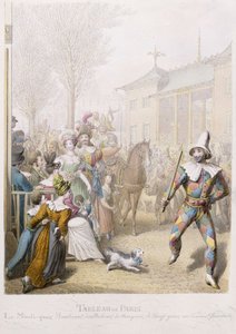 मंगलवार-ग्रास, बोलेवार्ड डेस इटालिएंस, 1831 (कागज पर wc) द्वारा जॉर्ज एमानुएल ओपित्ज़