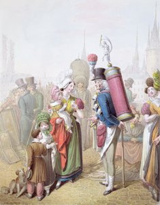 पोंट नॉट्रे-डेम, c.1810 (wc कागज पर) द्वारा जॉर्ज एमानुएल ओपित्ज़