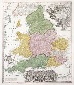 इंग्लैंड का एक नक्शा, 1760