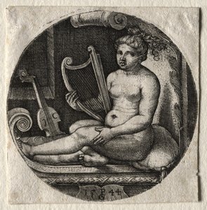 हार्पिस्ट, 1544।