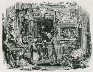 अजनबी लिटिल नेल होम लाता है (उत्कीर्णन)