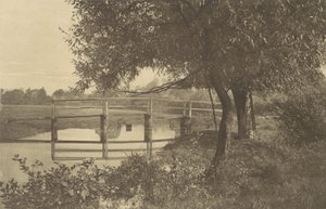 1880 के दशक में शॉलफोर्ड में वाल्टन हाउस के पास बोने पर, 1888 में छपा, 1880 का, 1888 में छपा।