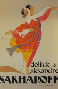 क्लोटिल्डे और अलेक्जेंड्रे सखारॉफ, 1921।