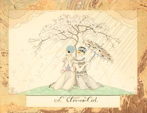 ल'आर्क-एन-सिएल द रेनबो, ले बोन्हेर डु जर्स या, लेस ग्रेसेस ए ला मोड, 1924 से। द्वारा जॉर्ज नाई