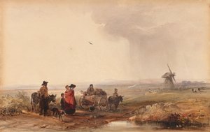 जिप्सी कैंप, हॉलैंड, 1800s।