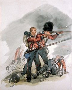 युद्ध में दो गार्डमैन का अंतिम रुख, 1854 का सेरा