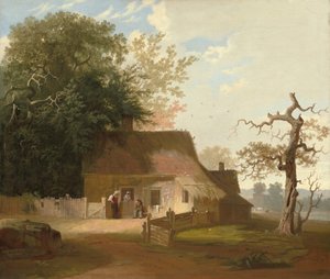 कॉटेज सीनरी, 1845। द्वारा जॉर्ज कालेब बिंघम