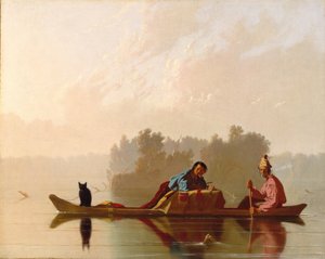 फर ट्रेडर्स मिसौरी के वंशज, 1845।