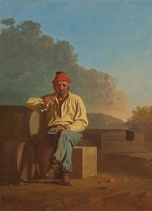 मिसिसिपी बोटमैन, 1850। द्वारा जॉर्ज कालेब बिंघम