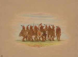 मनोरंजक नृत्य - सौकी, 18611869। द्वारा जॉर्ज कैटलिन