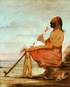 कू-कू-कू, उल्लू, एक वृद्ध मुखिया, 1836। द्वारा जॉर्ज कैटलिन