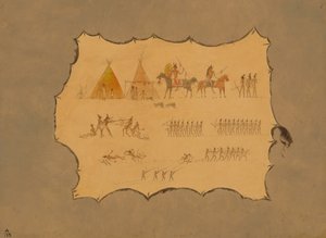 चेयेन रोब की प्रतिकृति, 18611869। द्वारा जॉर्ज कैटलिन