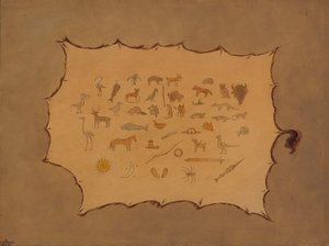 एक ओजिबेवे रोब की प्रतिकृति, 18611869। द्वारा जॉर्ज कैटलिन