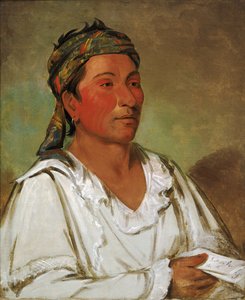ले-लू-आह-पी-ऐ-शी-कॉ, ग्रास, बुश, एंड ब्लॉसम, सेमीसिविलाइज़्ड, 1830। द्वारा जॉर्ज कैटलिन