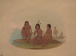 मारहुआ इंडियंस, 18541869। द्वारा जॉर्ज कैटलिन