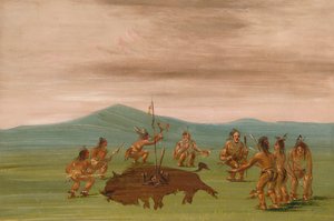 सिओक्स की मेडिसिन बफेलो, 1837-1839। द्वारा जॉर्ज कैटलिन