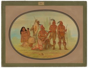 ओसेज इंडियंस द्वारा जॉर्ज कैटलिन