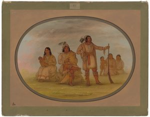 ओस्सिओला और चार सेमिनोली भारतीय द्वारा जॉर्ज कैटलिन