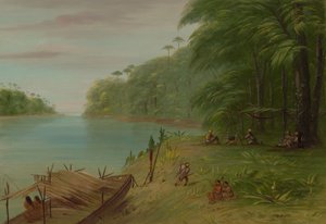 एस्सेदिबो का तट, 18541869। द्वारा जॉर्ज कैटलिन