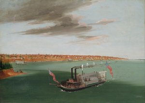 नीचे नदी से सेंट लुइस, 1832-1833।