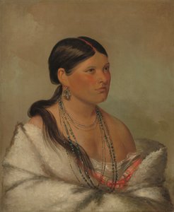 द फीमेल ईगल, शवानो, 1830 द्वारा जॉर्ज कैटलिन