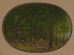 द ग्रेट एंट-ईटर, 18541869। द्वारा जॉर्ज कैटलिन