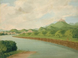 टॉवर, सेंट लुइस से 1100 मील ऊपर, 1832। द्वारा जॉर्ज कैटलिन