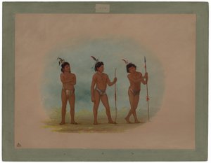 तीन औका बच्चे द्वारा जॉर्ज कैटलिन