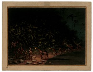 कछुए का शिकार, 18541869। द्वारा जॉर्ज कैटलिन