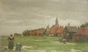 वाशरवोमेन, हॉलैंड, 1876 (बोर्ड) द्वारा जॉर्ज क्लॉसन