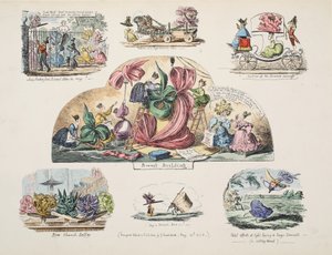 बोनट बिल्डिंग, पब। 1828 (हाथ के रंग का उत्कीर्णन) द्वारा जॉर्ज क्रूइशांक