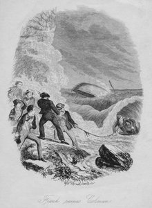फ्रैंक ने कॉलमैन को बचाया, c1850। द्वारा जॉर्ज क्रूइशांक