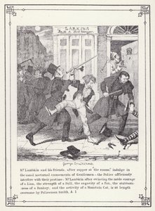 द बैचलर्स ओन बुक, या द प्रोग्रेस ऑफ़ मिस्टर लैम्बकिन (जेंट) (उत्कीर्णन) के लिए चित्रण द्वारा जॉर्ज क्रूइशांक