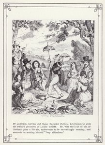 द बैचलर ऑफ ओन बुक, या द प्रोग्रेस ऑफ मिस्टर लैम्बकिन (जेंट) (उत्कीर्णन) के लिए चित्रण द्वारा जॉर्ज क्रूइशांक