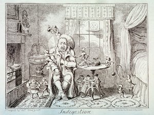 'अपच', 1835 द्वारा जॉर्ज क्रूइशांक