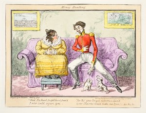मनी हंटिंग, 1835 (हाथ से बने उत्कीर्णन) द्वारा जॉर्ज क्रूइशांक