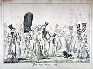 1821, 1835 के राक्षस। द्वारा जॉर्ज क्रूइशांक